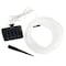 Nature Spring Solar Powered LED Rope Lights, 50 White Bulbs, 23 Feet Long, Steady or Twinkle Mode, Outdoor Lighting 211838OJE - alternate 2